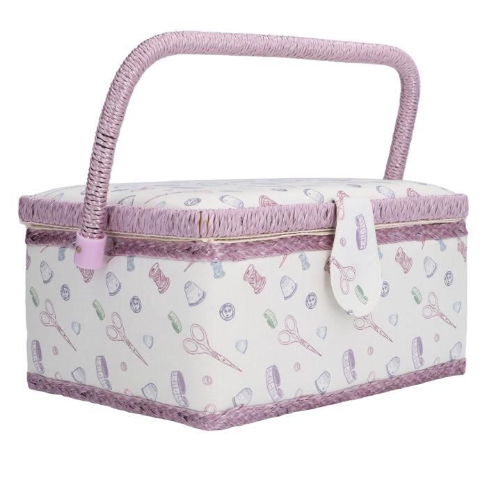 Boîte à Couture En Bois Magi Gift - Kit Complet Avec Accessoires - Organisation Rangement