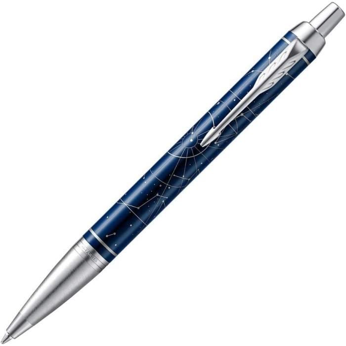 Stylo Plume Parker IM + Stylo Bille - Bleu Cobalto - Avec étui - Occasion