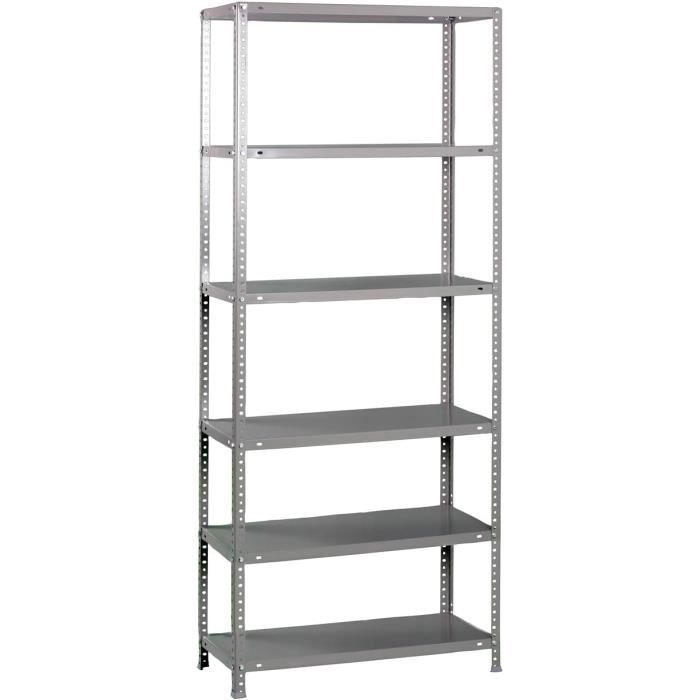 Étagère de Rangement - SIMON RACK - 6 Niveaux - 100 kg Capacité - Métal - 2000x900x400 mm