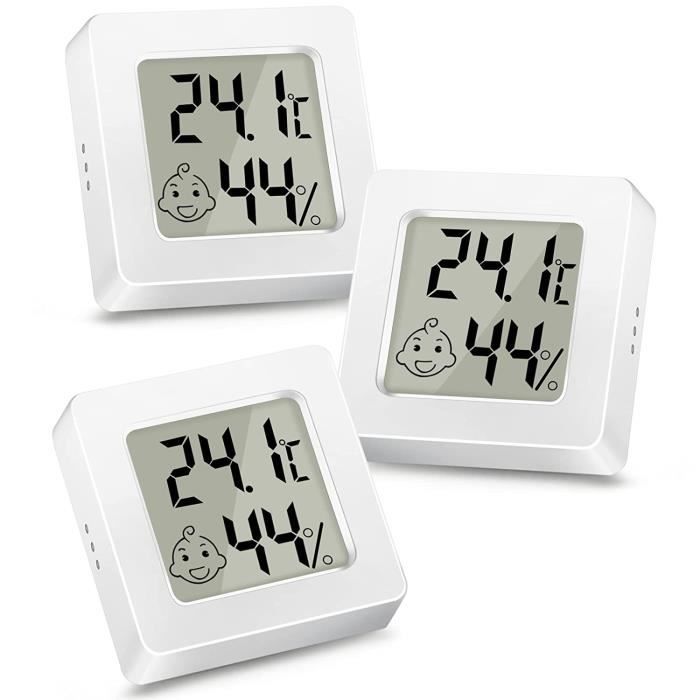 ARCELI 3 Pcs Thermometre Interieur Hygromètre Interieur