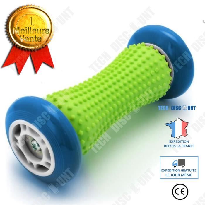 Navaris Rouleau de Massage en Mousse - Accessoire Sport pour Musculation Hydratation des Fascias - Roller Pilates Fitness Yoga Gym Equilibre