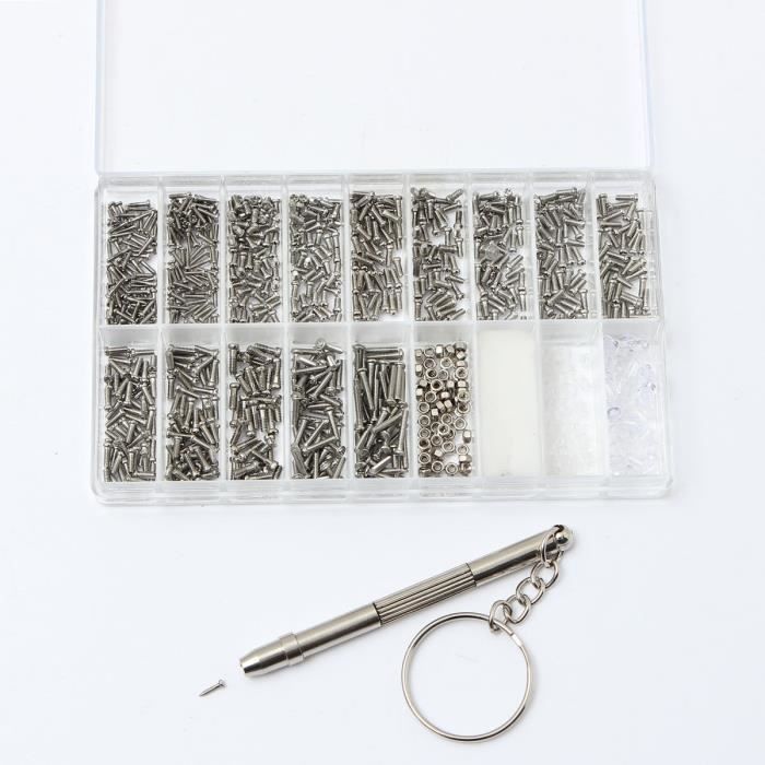 11 pièces Jeu de tournevis Petites Vis Jewellers Lunettes PC Portable Montre Réparation