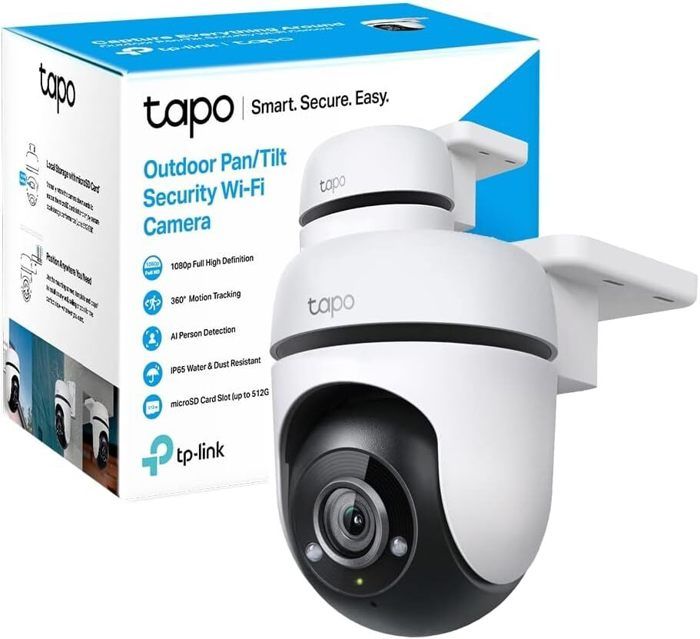 Caméra Surveillance WiFi Extérieur PTZ - TP-Link Tapo C500 - 1080P Étanche IP65 - Détection de Personne - Suivi de Mouvement