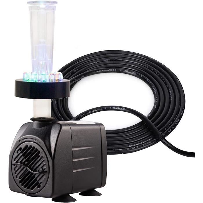 Pompe Bassin Exterieur Solaire, 10W Ensemble De Pompe à Eau Solaire 12V Filtre Hydroponique Aération Réservoir De Poissons Rocaille Pompage D'eau Pompe Submersible Fontaine D'étang, Pour Aquarium, ét