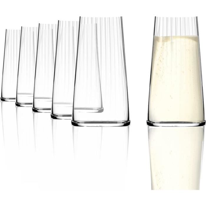 Lot De 6 Verres à Shot Provance En Cristal Massif 55ml - Élégants Et Passe Au Lave-Vaisselle