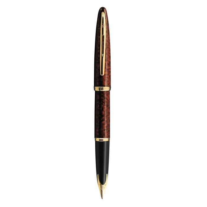 WATERMAN Carene Ambre stylo plume, Ambre, attributs dorés, plume fine 18K, Coffret cadeau