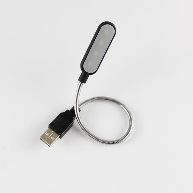 GOTOTOP Lampe USB Flexible Pour PC - 10 LEDs - Flexible Et Portable - Pour Clavier, Lecture, Protection Yeux