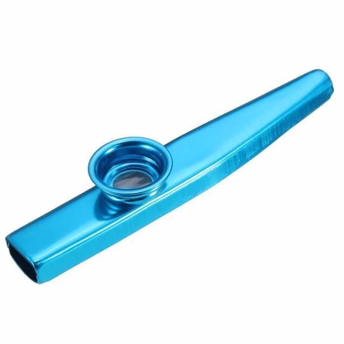 Kazoo en Métal Métallique Coloré + Diaphragme Harmonica Flûte