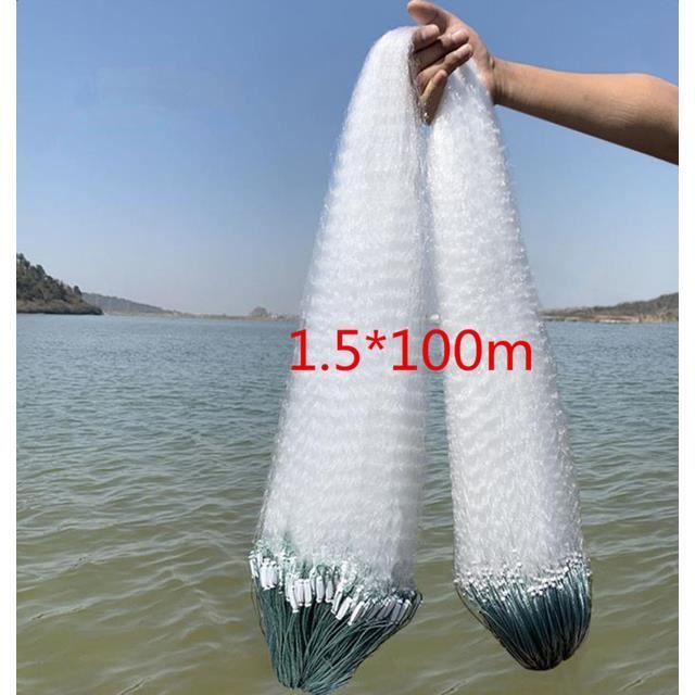 Bourriche Flottante Pour Pêche - Filet Pliable Réfléchissant, Grande Capacité, Pour Poissons Et écrevisses