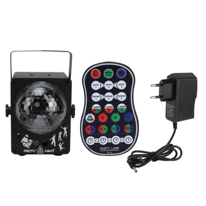 LUNSY Lot De 2 Lampes De Fête Activées Par Le Son Avec Télécommande, éclairage DJ, Boule Disco RVB, Lampe Stroboscopique, 7 Modes D'éclairage De Scène Pour Maison, Chambre, Fête, Bar, Noël, Mariage LUNSY Lot De 2 Lampes De Fête Activées Par Le Son Avec Télécommande, éclairage DJ, Boule Disco RVB, Lampe Stroboscopique, 7 Modes D'éclairage De Scène Pour Maison, Chambre, Fête, Bar, Noël, Mariage