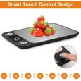 Balance Cuisine Electronique Balance de Precision, 10kg/1g Balance de Cuisine de Haute Précision, Tactile Sensible Écran LCD-1