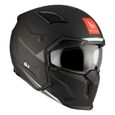 Casque moto cross simple ecran transformable avec mentonniere amovible MT Helmets Streetfighter Sv (Ece 22.06)-1