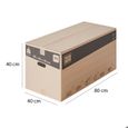 Lot de 20 cartons de déménagement 128L - 80x40x40 cm - Made in France - 70% FSC certifé - Pack & Move-1