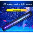 TD® Décoration LED à Bulles Lumières colorées avec télécommande pour Aquarium/ Lampe Décorative Changement de couleur LED-1