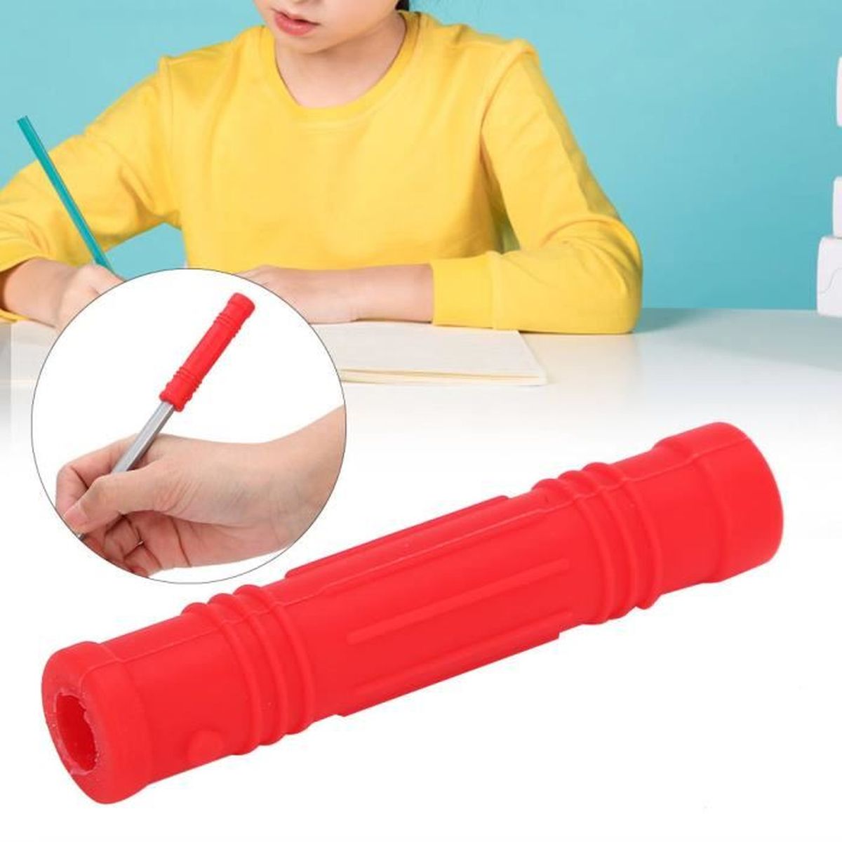 Embouts De Crayon à Mâcher Sensoriels - Lot De 3 Tubes En Silicone - Pour Enfants, Adolescents, Aide à La Concentration
