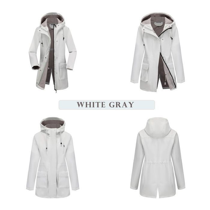 Pioneer Camp Veste Polaire Femme Longue - Épaisse Doublée Sherpa 400g, Capuche, Chaleur Extrême Et Anti-Statique Pour Hiver