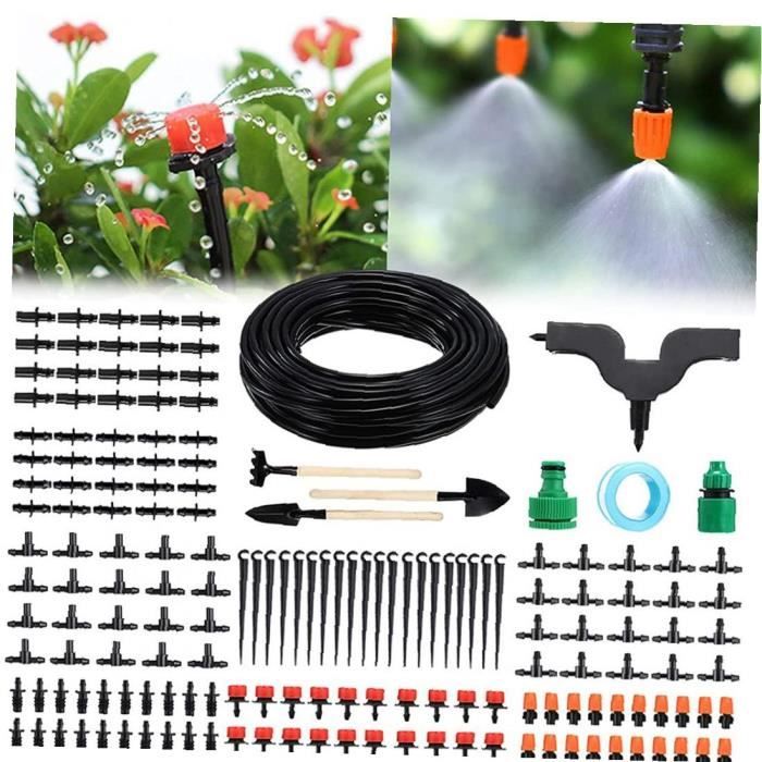 Piquets Support Irrigation Goutte à Goutte - Lot De 50 - Noir - Pour Tuyaux 4/7mm - Jardin, Potager
