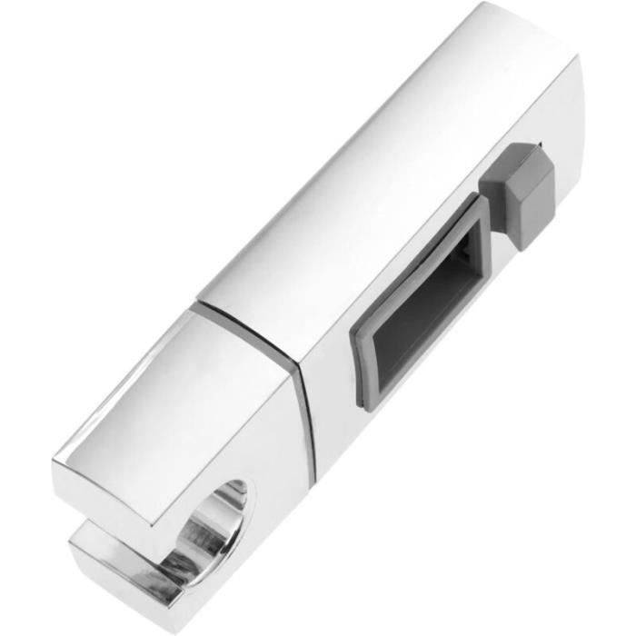 Yiyida Support De Pommeau De Douche Chromé - Pour Barre De Douche - Diamètre : 30 Mm