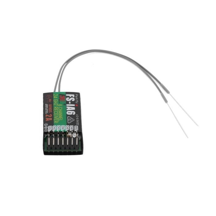 Yangers Flysky FS-IA6 Ricevitore, 6 Canali 2.4GHz AFHDS 2A RC Trasmettitore Ricevitore per RC Trasmettitore FS I4X I6 I6X I6S GT2G GT2E I8 I10 TH9A GT5 IT4S TM10 Modello Yangers Flysky FS-IA6 Ricevitore, 6 Canali 2.4GHz AFHDS 2A RC Trasmettitore Ricevitore per RC Trasmettitore FS I4X I6 I6X I6S GT2G GT2E I8 I10 TH9A GT5 IT4S TM10 Modello