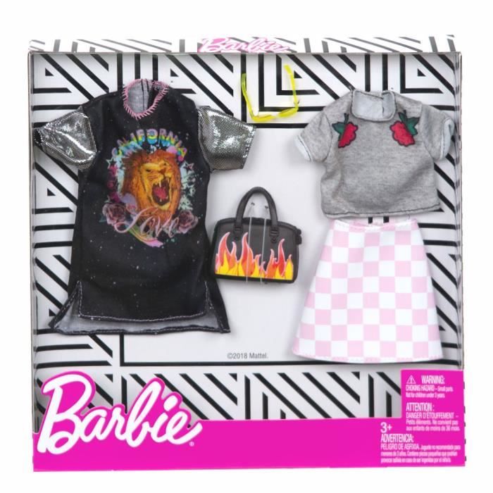 Barbie et ses accessoires de mode Mattel