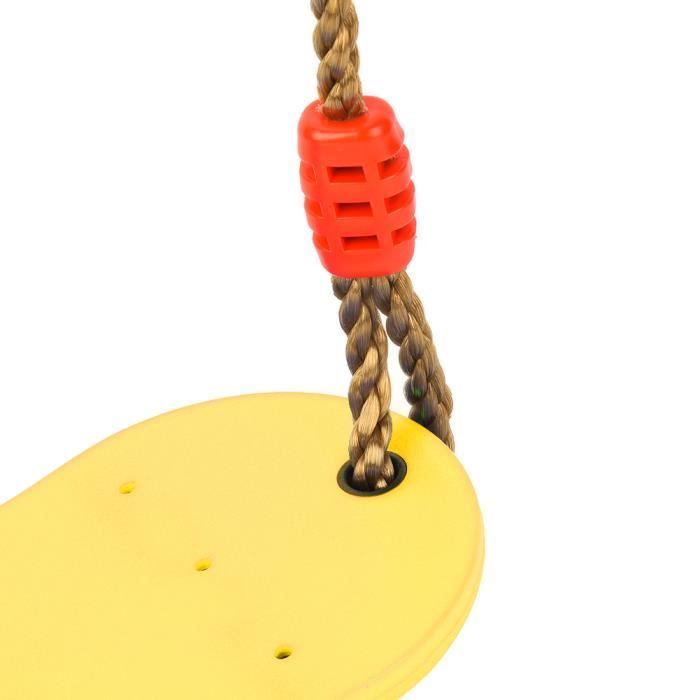 Siège de balançoire réglable en EVA avec corde pour enfants - VGEBY - Blanc - Extérieur - Enfant