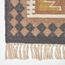 Vieux tapis Kilim persan Bakhtiari à rayures beige et marron par Rug