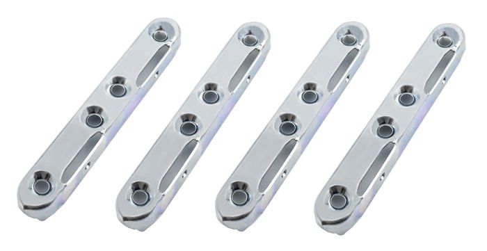 Lot De 4 Raccords D'angle Réglables Pour Lit/sommier à Lattes - En Acier Galvanisé