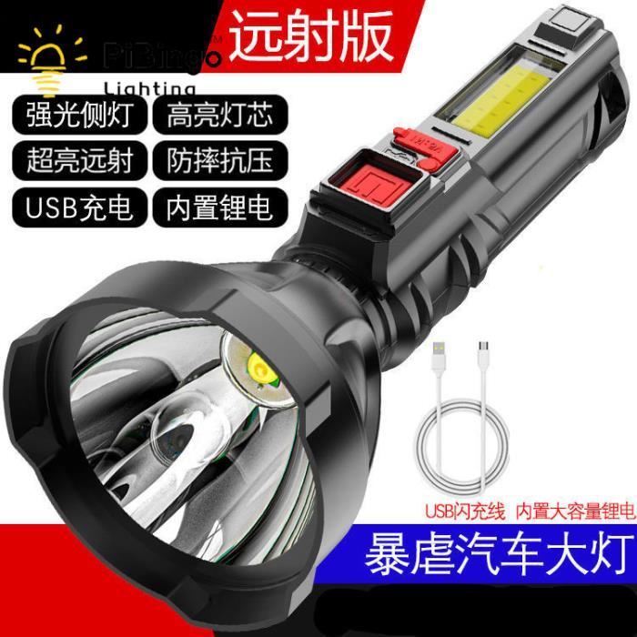 Special Army lampe de poche forte lumière USB rechargeable lampe