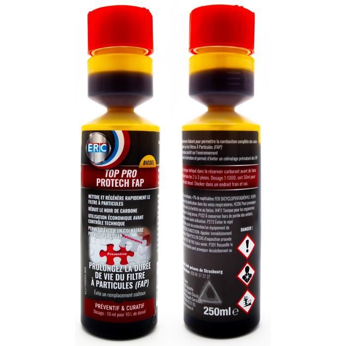 Nettoyant Rgnrant FAP Diesel ERC - vitez Le Remplacement/Prolongez La  Dure De Vie Du Filtre A Particules - Additif 250ml - Cdiscount Auto