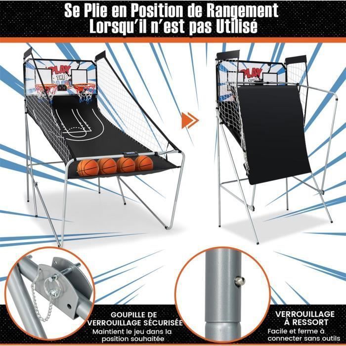 Sac Filet Pour Balles – Pliable Avec Cordon Et Mousqueton – Basket, Foot, Hand, Volley, Rugby