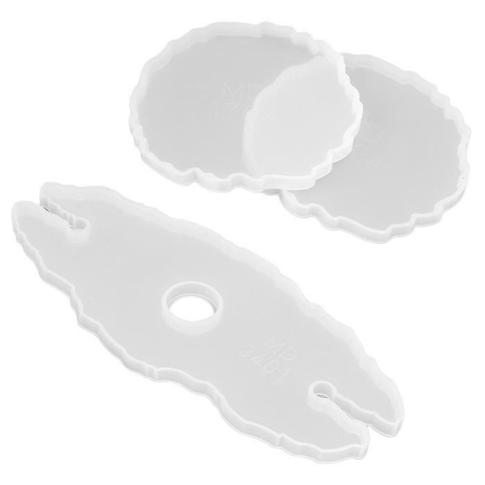 Moule Resine Epoxy Cendrier Bo?te De Rangement Moule En Silicone Avec Couvercle Moule En R?sine Polissage Resine Epoxy