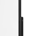 Cloison / Tableau blanc mobile - Magnétique double face - 200x90 cm - Noir-3