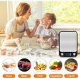 Balance Cuisine Electronique Balance de Precision, 10kg/1g Balance de Cuisine de Haute Précision, Tactile Sensible Écran LCD-3