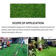 Qqmora décoration de pelouse Tapis de gazon artificiel tapis de formation tapis de gazon synthétique jardin piece 1 * mère-3