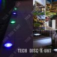 TD® Lampe extérieure solaire détecteur éclairage jardin lanterne lumineuse LED économie energie allée chemin herbes en acier-3