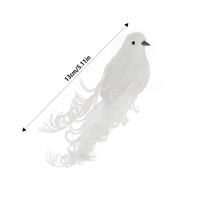 Plumes Blanches Lot De 12 Colombes Blanches Artificielles Avec Clips En Métal, Mini Mon âme Fleur