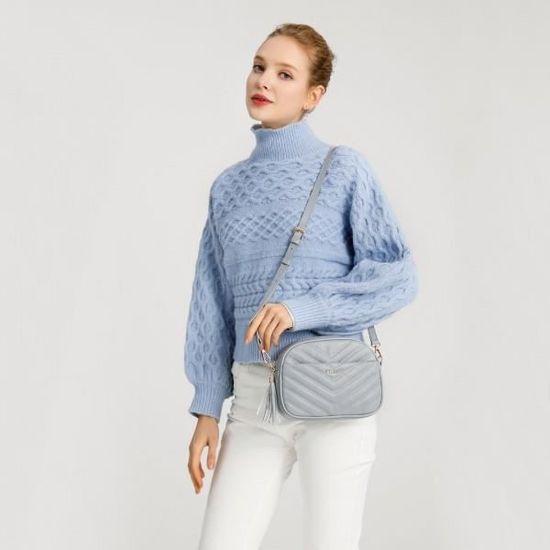 Miss Lulu Sac à Dos Tendance Femme - Léger Polyuréthane Imperméable Bohème Chic Bleu