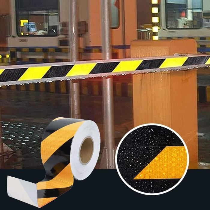 Bande Réfléchissante Autocollante 5 Cm X 20 M – Ruban Sécurité Blanc Argenté – Haute Visibilité Pour Vélo, Voiture, Moto, Casque
