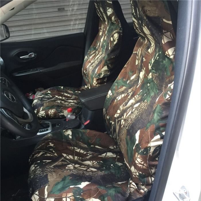 Housses de siège auto toile imperméable camouflage chasse et pêche