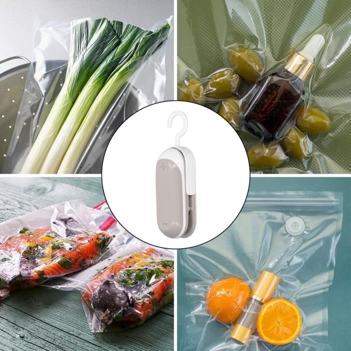 Soude-Sac Compact 100 W, Appareil De Mise Sous Vide, Conserve La Fraîcheur  Des Aliments Jusqu'À 8 Fois Plus Longtemps, Scelle[H255] - Cdiscount Maison