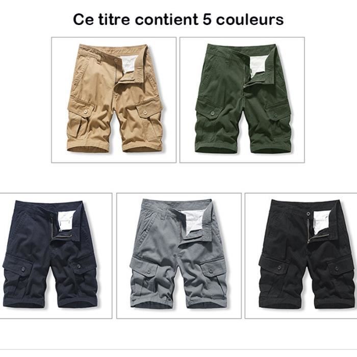 Boss: Pantalon cargo kaki à poches | France