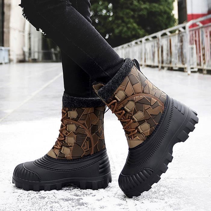 Botte sales hiver homme