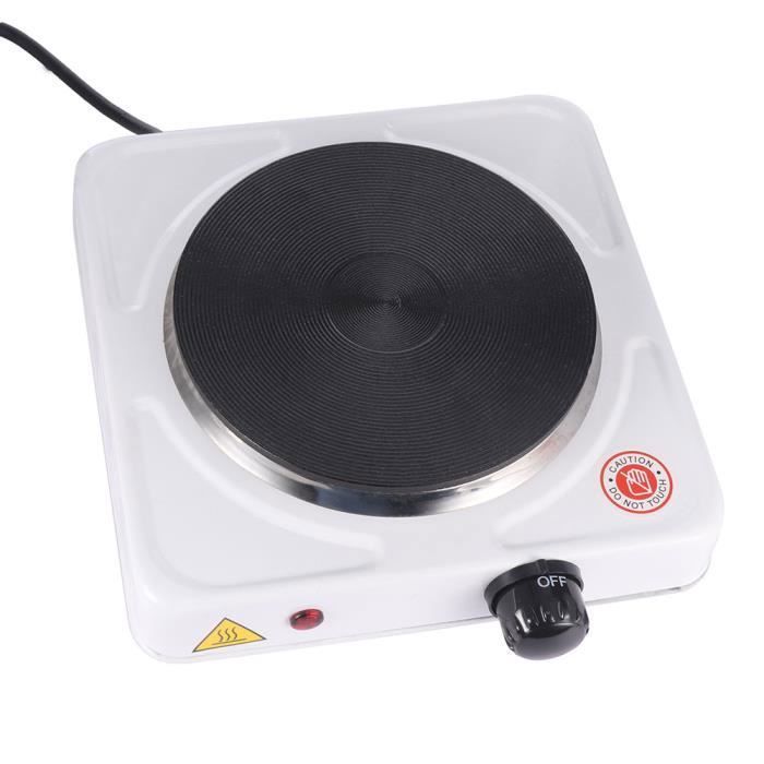 Petite Plaque Chauffante Électrique 500W 220-240V - Chauffe Rapide Portable Pour Expresso, Café Et Thé - Idéal Bureau Et Camping