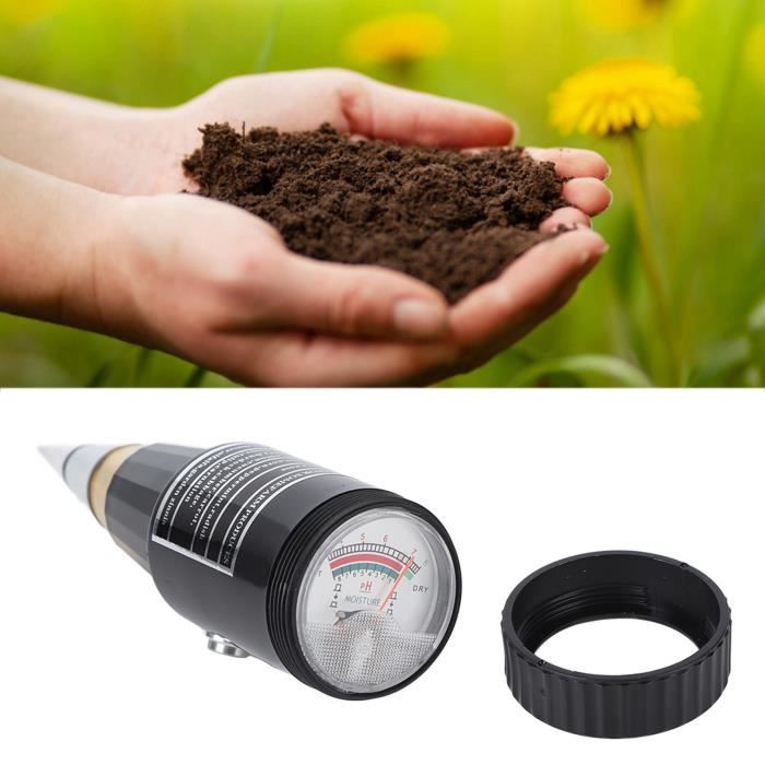 Testeur De Sol 4 En 1, Testeur D'humidité, PH, Kit De Test Numérique Du Sol, Température Du Sol, Test D'acidité, Pour Jardin, Ferme, Pelouse, Plantes D'intérieur Et D'extérieur