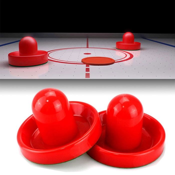 Set De Poussoirs Et Palets Pour Hockey Sur Air – 2 Poussoirs + 4 Palets – Taille 60 Mm – Accessoires De Remplacement