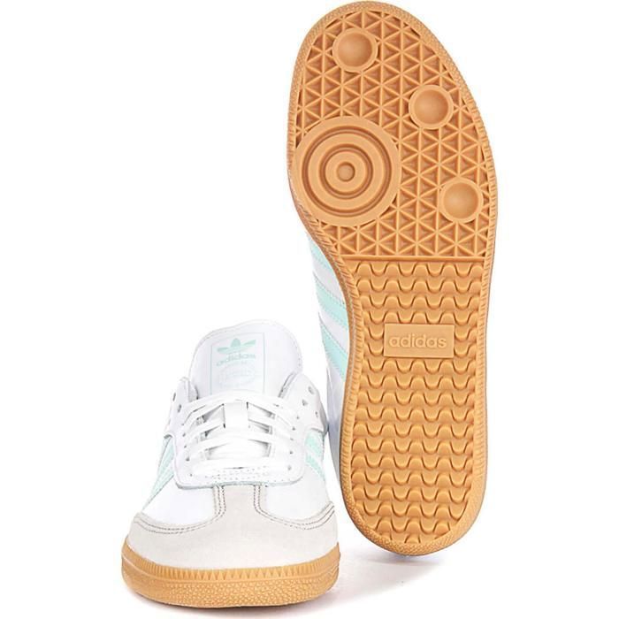 adidas gazelle silver green womens KIDS ADIDAS SAMBA OG J (WHITE/TEAL/GUM)