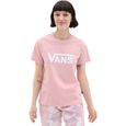 T-shirt Vans Drop V SS Crew-b, Rose, Femme-0