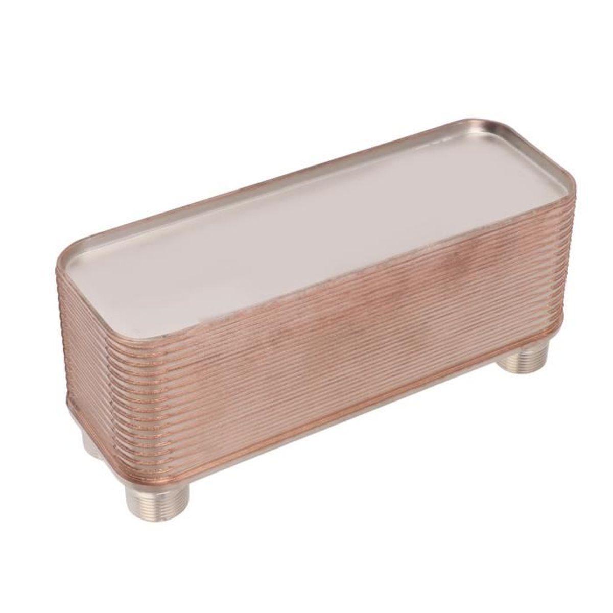 Échangeur De Chaleur STARK SKHE-0880053 - 187x180 Mm, 0.6 Kg - Pour Chauffage Intérieur, Refroidisseur