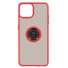 Coque de protection - AVIZAR - iPhone 13 Pro - Rouge - Bague de maintien - Support vidéo