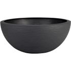 Pot vasque Ø 40 cm - EDA - Graphit Up - 14,9 L - Intérieur / Extérieur - Ø 40 x H. 16,5 cm - Gris Anthracite